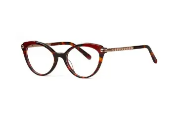 XL6014 Fashionable Acetate With Metal Alloy Temples Eyeglasses