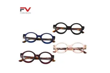 EP010 Retro Round Acetate Optical Frame
