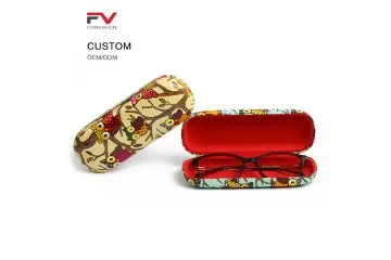 Colorful Metal PU Eyeglasses Case