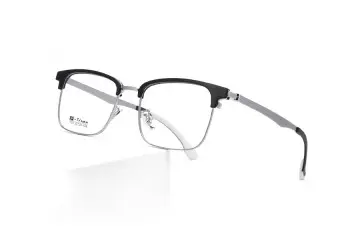 ZW8115 Half Rimless Square Stylish Glasses for Men-1