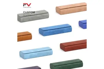 Handmade PU Leather Eyeglass Case