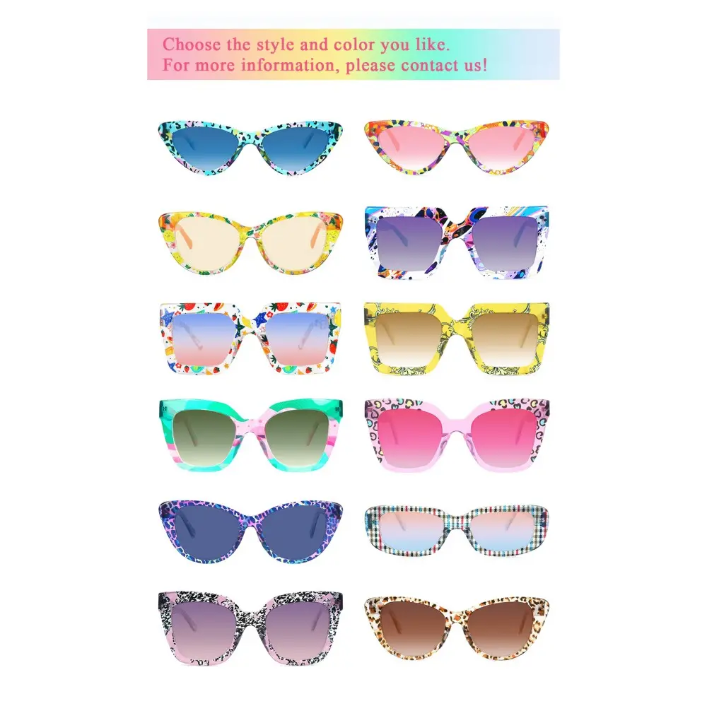 BC58034 Bold Square Sunglasses  (2)