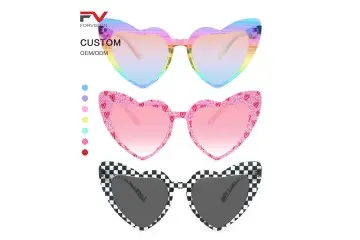 TY58069 Polarized Heart Shaped Sunglasses
