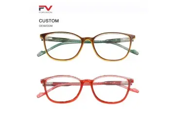 A01109 Unisex Acetate Rectangle Eyeglasses Frame