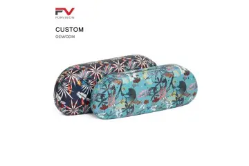 Colorful Textured Metal Eyeglasses Case