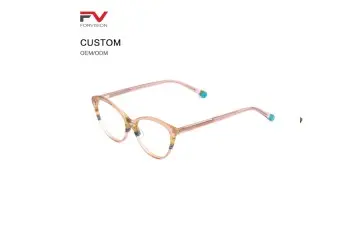 A01072 Unisex Acetate Cat-eye Eyeglasses Frame